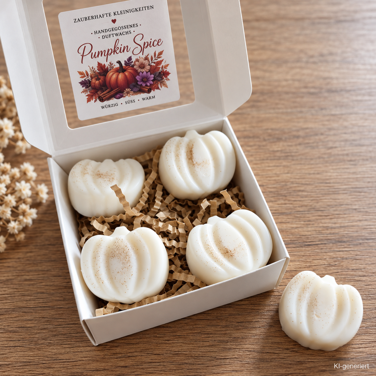 Pumpkin Spice Latte Wax Melts – Duftwachs in Kürbisform