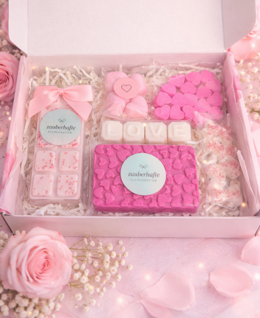 Lovely Pink – Valentinstagsbox mit Duftwachsmelts