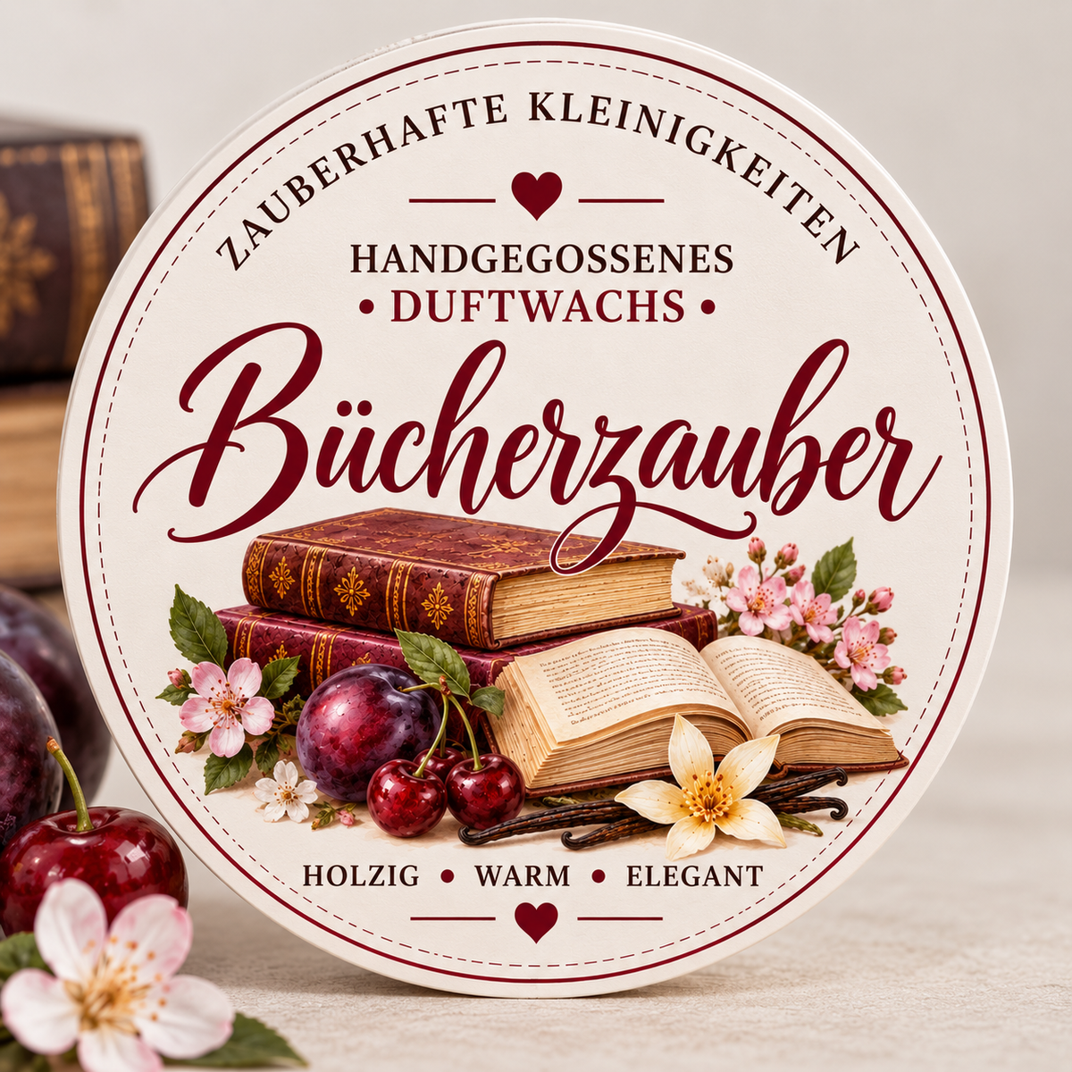 Bücherzauber - handgegossene Wax Melts aus Sojawachs