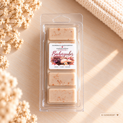 Bücherzauber - handgegossene Wax Melts aus Sojawachs