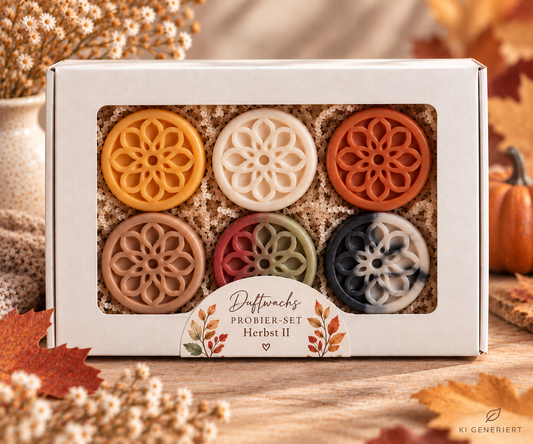 Duftwachs Probier-Set Herbst II | 6 Herbstdüfte