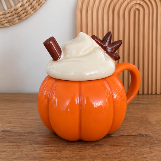 Duftlampe „Pumpkin Pie“ – Kürbis mit Sahnehäubchen