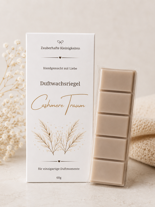 Cashmere-Traum Duftwachsriegelaus Sojawachs | Handgemachter Duftwachs