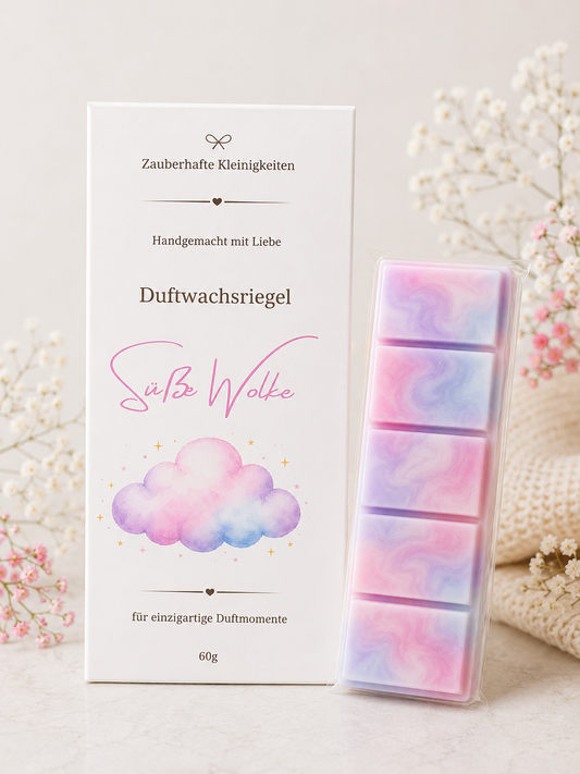 Süße Wolke Duftwachsriegel aus Sojawachs | handgemachter Duftwachsriegel