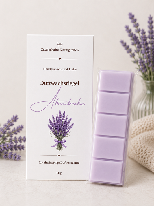 Abendruhe Duftwachsriegel aus Sojawachs | Handgemachter Duftwachs