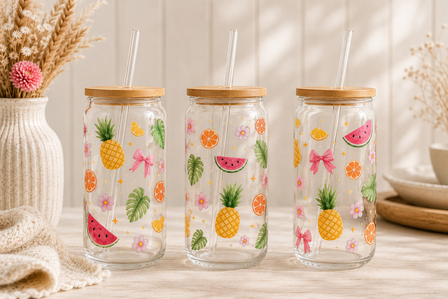 Trinkglas Sommerfrüchte | SommerVibes