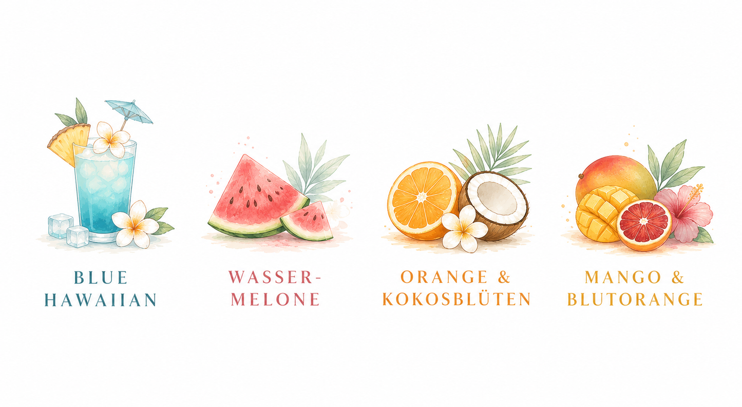 Tropical Summer Collection – Limitiertes Wachsmelt Sommer Set