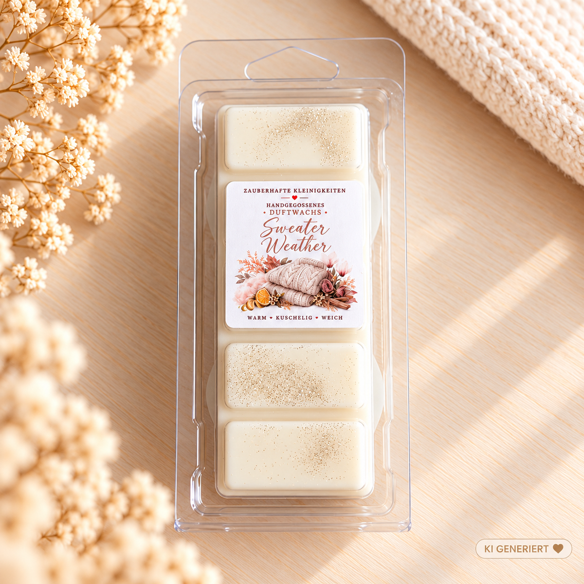 Sweater Weather - handgegossene Wax Melts aus Sojawachs