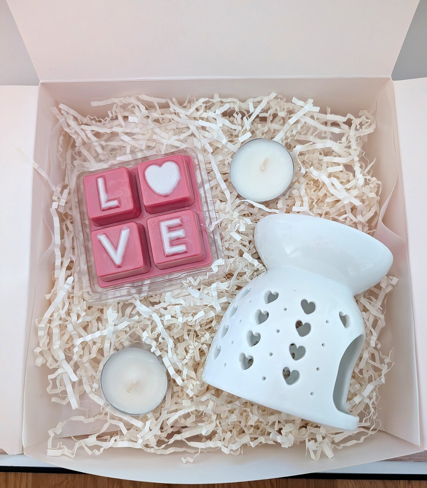 Love Moments – Geschenkbox mit Duftlampe & Wachsmelts - Limited Edition