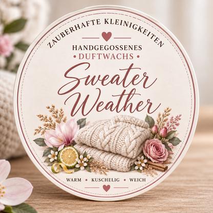 Sweater Weather - handgegossene Wax Melts aus Sojawachs